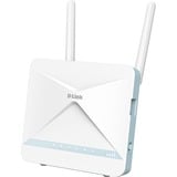 D-Link EAGLE PRO AI Routeur AX1500 4G+ G416, WLAN-LTE-Routeur Wi-Fi 6 (802.11ax), Monobande (2,4 GHz), Ethernet/LAN, 4G, Blanc, Routeur de bureau/poteau