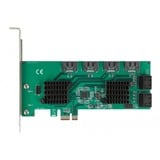 DeLOCK Carte PCI Express x1 SATA 8 ports, Contrôleur 