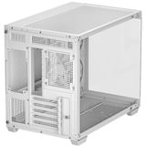 DeepCool CG330 3F WH boîtier mini tower Blanc | 3x USB-A | Verre trempé