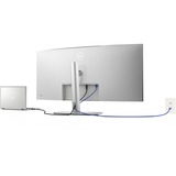 Dell UltraSharp U4021QW 40" 4K UHD Moniteur UltraWide incurvé  Noir/Argent, 100,8 cm (39.7"), 5120 x 2160 pixels, 4K DCI, LCD, 8 ms, Argent