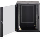 Digitus Boîtier mural Dynamic Basic Série - 600x450 mm (LxP), Armoire informatique Noir