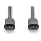 Digitus Câble de connexion USB 2.0 USB-C > USB-C Noir