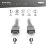 Digitus Câble de connexion USB 3.2 Gen 2 USB-C > USB-C Noir
