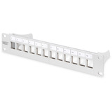 Digitus Panneau de brassage modulaire, 12 ports, non équipé Gris