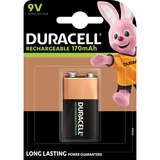 Duracell Rechargeable 9V 170mAh, Batterie 