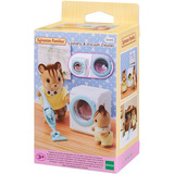 EPOCH Sylvanian Families - Machine à laver & Aspirateur, Jouets de construction 
