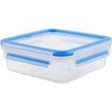 Emsa Clip & Close Rectangulaire Boîte 0,85 L Bleu, Transparent 1 pièce(s) Transparent/Bleu, Boîte, Rectangulaire, 0,85 L, Bleu, Transparent, Plastique, 4 h