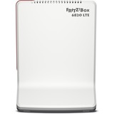 FRITZ! 6820 LTE Systèmes Wi-Fi maillés, WLAN-LTE-Routeur Blanc/Rouge, Box 6820 LTE, Blanc, Interne, Routeur maillé, Monobande (2,4 GHz), Wi-Fi 4 (802.11n), 450 Mbit/s