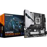 GIGABYTE H810M GAMING WIFI6 Carte mère - Processeurs Intel Core Ultra (Série 2), VRM 4+1+2 phases, jusqu'à 6400 MHz DDR5, 1xPCIe 4.0 M.2, LAN 2.5GbE, WIFI 6, USB 3.2 Gen 1 carte mère socket 1851 VRM 4+1+2 phases, jusqu'à 6400 MHz DDR5, 1xPCIe 4.0 M.2, LAN 2.5GbE, WIFI 6, USB 3.2 Gen 1, Intel, LGA 1851 (Socket V1), Intel Core Ultra (Series 2), LGA 1851, DDR5-SDRAM, 128 Go