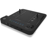 ICY BOX IB-2915MSCL-C31 USB 3.2 Gen 2 (3.1 Gen 2) Type-C Noir, Station d'accueil HDD, SSD, SATA, Série ATA II, Série ATA III, 2.5,3.5,M.2, USB 3.2 Gen 2 (3.1 Gen 2) Type-C, Noir, Plastique