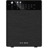 ICY BOX IB-RD3640SU3 Boîtier HDD Noir 3.5", Boîtier disque dur Noir, Boîtier HDD, 3.5", SATA, Série ATA II, Série ATA III, 5 Gbit/s, Échange à chaud, Noir