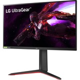 LG UltraGear 27GP850P-B 27" Gaming Moniteur Noir/Rouge, 2x HDMI, 1x DisplayPort, 3x USB-A 3.2 (5 Gbit/s), 165 Hz