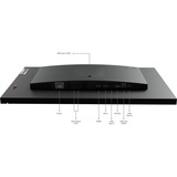 Lenovo ThinkVision P24h-30 LED display 60,5 cm (23.8") 2560 x 1440 pixels Quad HD Noir Moniteur  Noir, 60,5 cm (23.8"), 2560 x 1440 pixels, Quad HD, LED, 6 ms, Noir