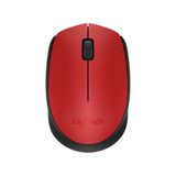 Logitech M171 souris Ambidextre RF sans fil Optique 1000 DPI Rouge, Ambidextre, Optique, RF sans fil, 1000 DPI, Rouge