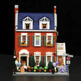 Lumibricks Maison mitoyenne en brique rouge, Jouets de construction 