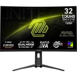 MSI MAG 321CUPDF écran plat de PC 80 cm (31.5") 3840 x 2160 pixels 4K Ultra HD LCD Noir Moniteur gaming incurvé  Noir, 80 cm (31.5"), 3840 x 2160 pixels, 4K Ultra HD, LCD, 0,5 ms, Noir