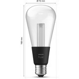 Philips Hue White & Color Ambiance ST72 Lampe intelligente E27, Lampe à LED 