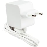 Raspberry Pi Foundation Alimentation officielle Raspberry Pi 5 USB-C 27 watts, Bloc d'alimentation Blanc