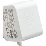 Raspberry Pi Foundation Alimentation officielle USB-C 27 Watt pour Raspberry Pi 5, Bloc d'alimentation Blanc