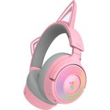 Razer  casque gaming over-ear Rose/gris