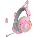 Razer  casque gaming over-ear Rose/gris