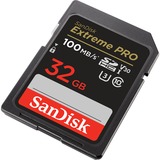 SanDisk Extreme PRO SDHC 32 Go, Carte mémoire Noir, UHS-I, Class 10, U3, V30