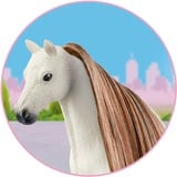 Schleich HORSE CLUB Sofia’s Beauties Crinière et Queue – Brun-doré, Figurine Coiffure des figurines jouet, 3 an(s), Marron
