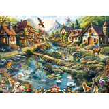Schmidt Spiele Petit village au bord de la forêt, Puzzle 