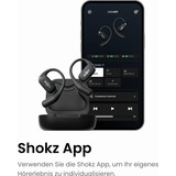 Shokz OpenFit Casques Sans fil Crochets auriculaires Appels/Musique/Sport/Au quotidien Bluetooth Noir  technologie conduction osseuse Noir, Sans fil, Appels/Musique/Sport/Au quotidien, 73,85 g, Casques, Noir