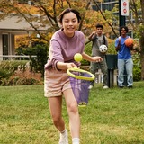 Spin Master Aerobie Flingo, Jeux d'extérieur à attraper et lancer pour enfants et adultes, coffret de balle à lancer et attraper pour les jeux d'été, de jardin, de camping et de plage pour les enfants à partir de 8 ans, Appareil de fitness Aerobie Flingo, Jeux d'extérieur à attraper et lancer pour enfants et adultes, coffret de balle à lancer et attraper pour les jeux d'été, de jardin, de camping et de plage pour les enfants à partir de 8 ans, Jouet Pop-n-catch, 8 an(s)