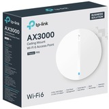 TP-Link Festa F65 3000 Mbit/s Blanc Connexion Ethernet, supportant l'alimentation via ce port (PoE), Point d'accès 2,4 GHz, 5 GHz, 3000 Mbit/s, WPA-Enterprise, WPA-Personal, WPA2-Enterprise, WPA2-Personal, WPA3-Enterprise, WPA3-Personal