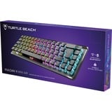 Turtle Beach Vulcan II Mini Air clavier Gaming RF sans fil + Bluetooth QWERTZ Allemand Noir Noir, Layout DE, TITAN II Optical Red, Sans fil, RF sans fil + Bluetooth, Interrupteur à clé optique, QWERTZ, LED RGB, Noir