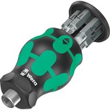Wera Kraftform Kompakt Stubby Magazine 4 jeux de bits, Set d'embouts de vissage Noir/Vert