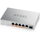 Zyxel XMG-105HP Non-géré 2.5G Ethernet (100/1000/2500) Connexion Ethernet, supportant l'alimentation via ce port (PoE) Argent, Switch Non-géré, 2.5G Ethernet (100/1000/2500), Connexion Ethernet, supportant l'alimentation via ce port (PoE)