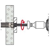 fischer DuoHM 572922, Cheville 