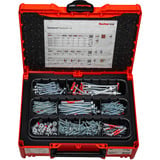 fischer DuoLine + vis Systainer M137, Cheville Gris clair/Rouge