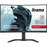 iiyama G-MASTER GCB3280QSU-B2 écran plat de PC 80 cm (31.5") 2560 x 1440 pixels Dual QHD LED Noir Moniteur gaming incurvé Noir (Mat), 1x DisplayPort, 2x HDMI, 4x USB-A, 180 Hz, 80 cm (31.5"), 2560 x 1440 pixels, Dual QHD, LED, 0,2 ms, Noir