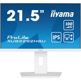 iiyama ProLite XUB2292HSU-W6 écran plat de PC 54,6 cm (21.5") 1920 x 1080 pixels Full HD LED Blanc 22" Moniteur  Blanc (mat), 54,6 cm (21.5"), 1920 x 1080 pixels, Full HD, LED, 0,4 ms, Blanc