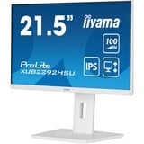 iiyama ProLite XUB2292HSU-W6 écran plat de PC 54,6 cm (21.5") 1920 x 1080 pixels Full HD LED Blanc 22" Moniteur  Blanc (mat), 54,6 cm (21.5"), 1920 x 1080 pixels, Full HD, LED, 0,4 ms, Blanc