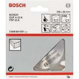 Bosch 3608641001 Fraiseuses HM-CT, Bois, 2 cm, 10,5 cm, 2,8 mm, 14500 tr/min