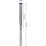 Bosch Expert Foret SDS Max-8X, Perceuse Marteau perforateur, Hammer drill bit, 2,4 cm, 320 mm, Béton, pierre, 20 cm