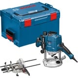 Bosch GOF 1250 CE Noir, Bleu 24000 tr/min 1250 W, Fraiseuse Bleu, Noir, Bleu, 24000 tr/min, 6, 8 (5/16"), 10000 tr/min, 6 cm, 5,5 m/s²