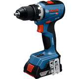 Bosch Perceuse-visseuse à batterie GSR 18V-65 Professional, ensemble professionnel avec outils à main, Perceuse/visseuse Bleu
