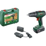 Bosch UniversalDrill 18V 1450 tr/min Sans clé 1,2 kg Noir, Vert, Perceuse/visseuse Vert/Noir, Perceuse à poignée pistolet, Sans clé, Noir, Vert, 1 cm, 1450 tr/min, 3 cm