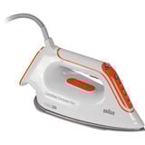 Braun CareStyle Compact Pro IS2561WH 2400 W 1,5 L EloxalPlus soleplate Orange, Blanc, Centrales à vapeur Blanc/Orange, 2400 W, 400 g/min, EloxalPlus soleplate, 6 bar, 1,5 L, 120 g/min