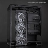 Chieftec VISTA Max boîtier midi tower Noir | 2x USB-A | 1x USB-C | RGB | Window