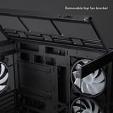 Chieftec VISTA Max boîtier midi tower Noir | 2x USB-A | 1x USB-C | RGB | Window