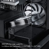 Chieftec VISTA Max boîtier midi tower Noir | 2x USB-A | 1x USB-C | RGB | Window