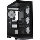 Chieftec VISTA Max boîtier midi tower Noir | 2x USB-A | 1x USB-C | RGB | Window