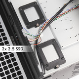 Chieftec  boîtier rack Noir | 2x USB-A